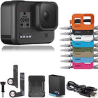 GoPro CHDNH-B30 HERO8 Black Lanyard Action Camera Bundle