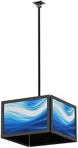 Monoprice 134196 Quad TV Ceiling Mount 32-65"