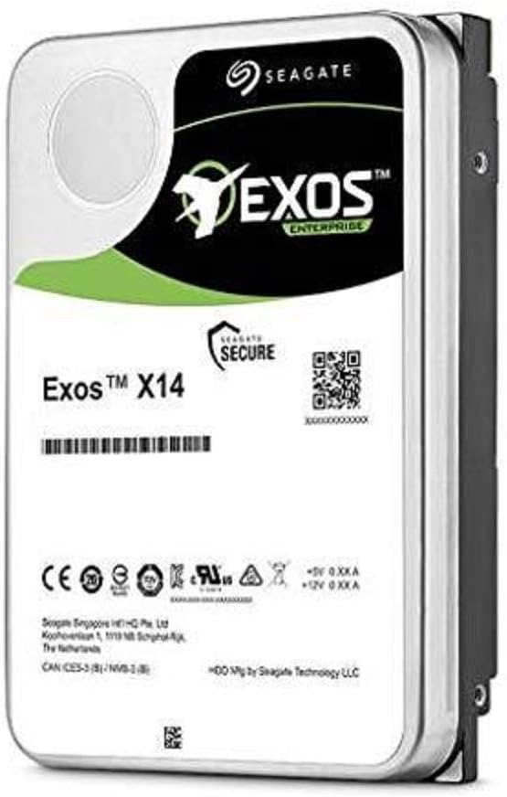 Seagate Exos X14 12TB Internal Hard Drive ST12000NM0008