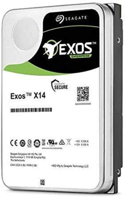 Seagate Exos X14 12TB Internal Hard Drive ST12000NM0008