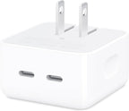 Apple MW2H3AM/A 35W Dual USB-C Compact Power Adapter