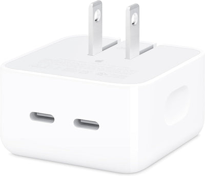 Apple MW2H3AM/A 35W Dual USB-C Compact Power Adapter