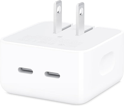 Apple MW2H3AM/A 35W Dual USB-C Compact Power Adapter