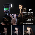 Neewer 10100918 NW420-C Mini TTL Flash Speedlite Canon