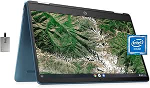 HP Chromebook 2-in-1 x360 14" Touchscreen Laptop Teal