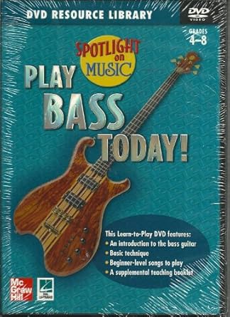 Hal Leonard Play Bass Today! Booklet & DVD Music — main product image