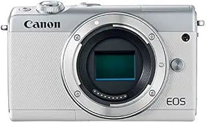 Canon 2210C002AA EOS M100 Body White Mirrorless Camera