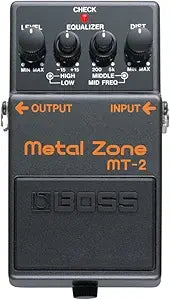 Boss MT-2 Metal Zone Distortion Guitar Pedal — main product image
