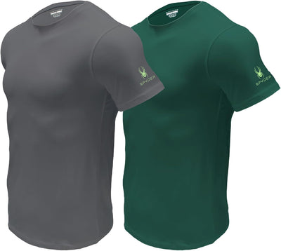 Spyder Mens Performance Moisture Wicking Crew Undershirts