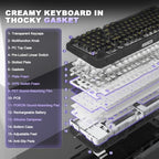YUNZII X98 Gasket-Mount Wireless Mechanical Keyboard