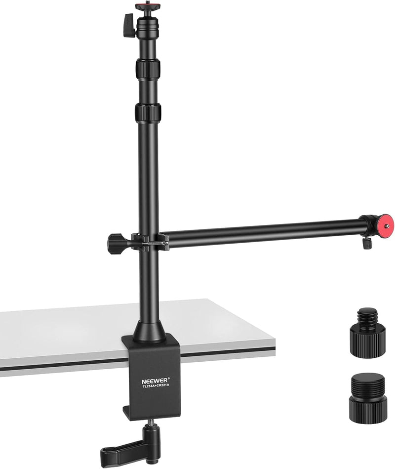 NEEWER TL253A+CR221A Camera Desk Mount Overhead Arm — main product image