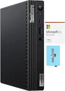 Lenovo ThinkCentre M70q Mini PC: i3-10105T, 16GB RAM, 128GB SSD, Win 10 Pro