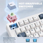 VGN S99 Tri-Mode Hot-Swappable Wireless Mechanical Keyboard