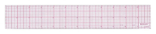 Westcott B-70 12-inch 8ths Graph Beveled Ruler