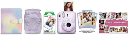 Fujifilm Instax Mini 12 Camera Bundle - Lilac Purple - Holiday Fun