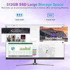 SAINTDISE 27-Inch All-in-One Desktop with Core i7 and 512GB SSD