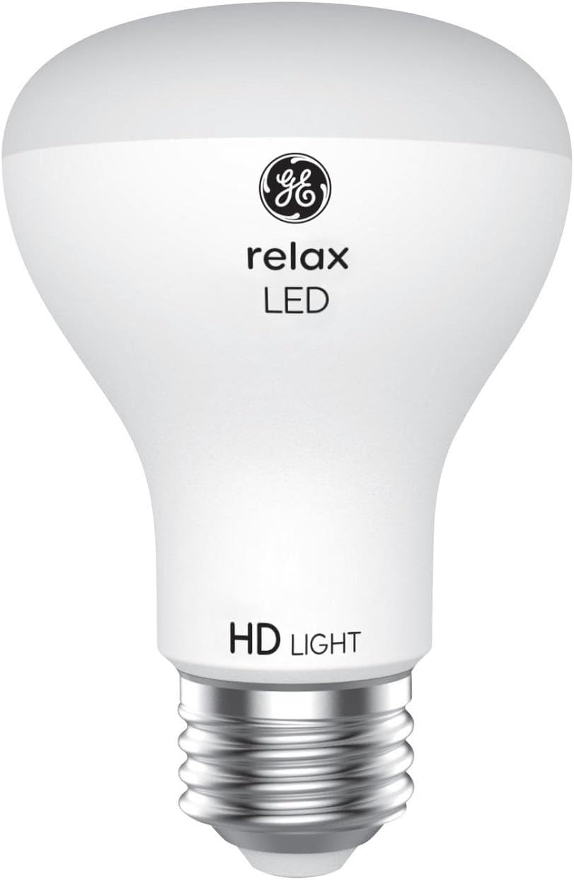 GE 41482 Relax LED R20 Dimmable Bulb 2-Pack