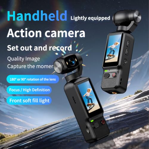 Glaeptio 4K Vlogging Camera with 180° Rotating Lens — main product image