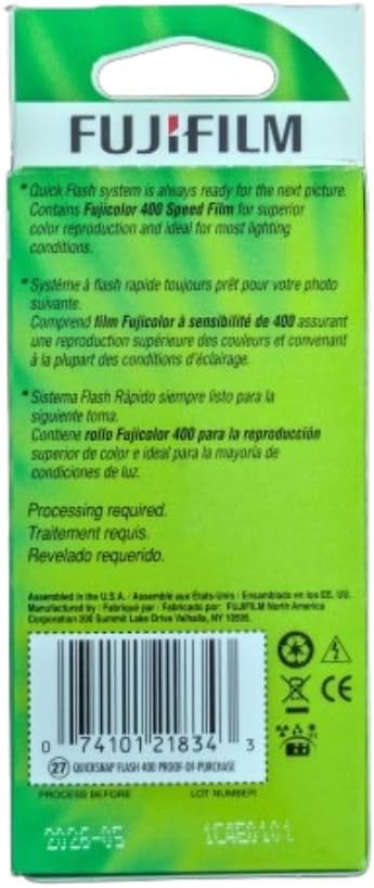 Fujifilm QuickSnap Flash 400 35mm Disposable Camera 6-Pack