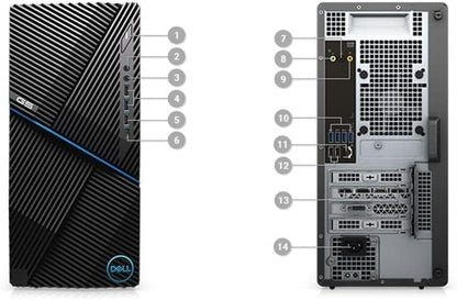 Dell G5 5090 i7 Gaming Desktop: 64GB RAM, 6TB SSD, GTX 1660 Ti (Renewed)