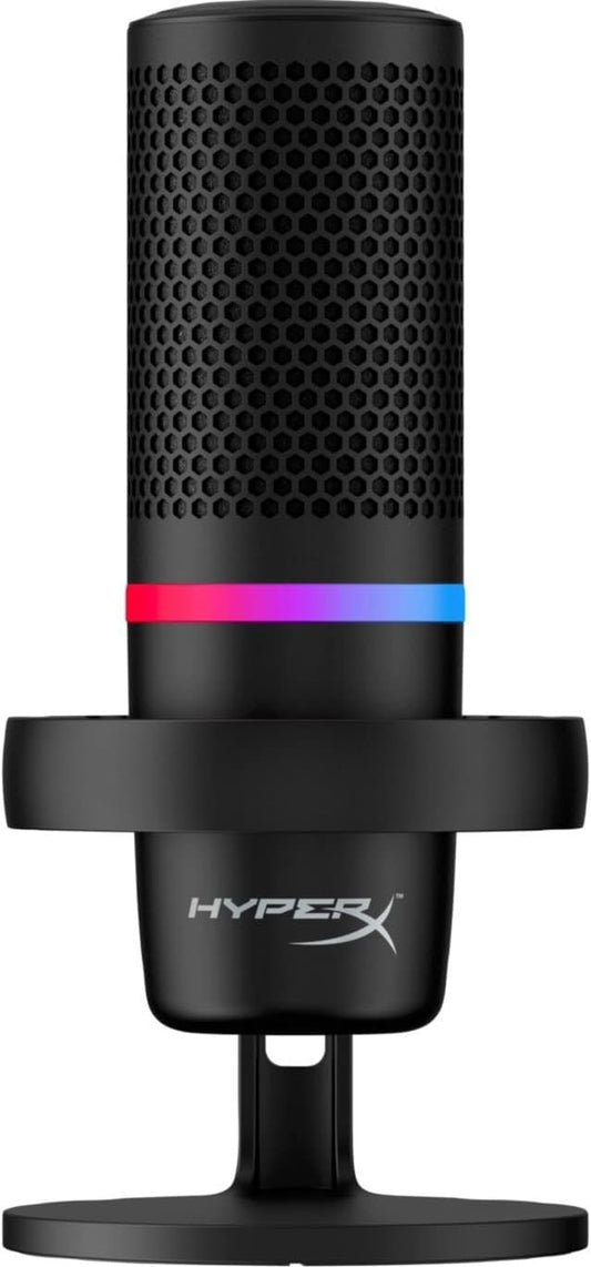 HyperX 4P5E2AA-cr Duocast RGB USB Gaming Microphone (Renewed)