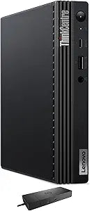 Lenovo 11DT001GUS ThinkCentre M70q Tiny i3 Desktop Bundle