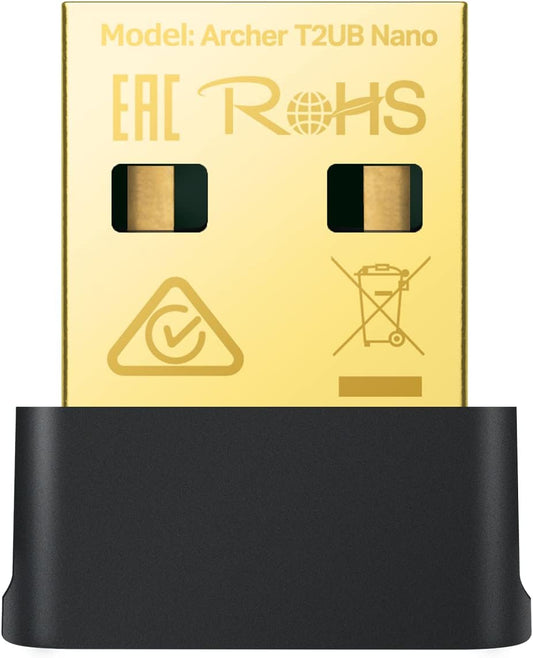 TP-Link Archer T2UB Nano AC600 USB WiFi Bluetooth Adapter (Renewed)