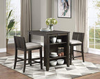 Lexicon D185773DC-32 Vague Counter Height 3-Piece Dining Set