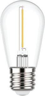 GE 93124132 LED S14 String Light Bulbs Soft White 10-Pack