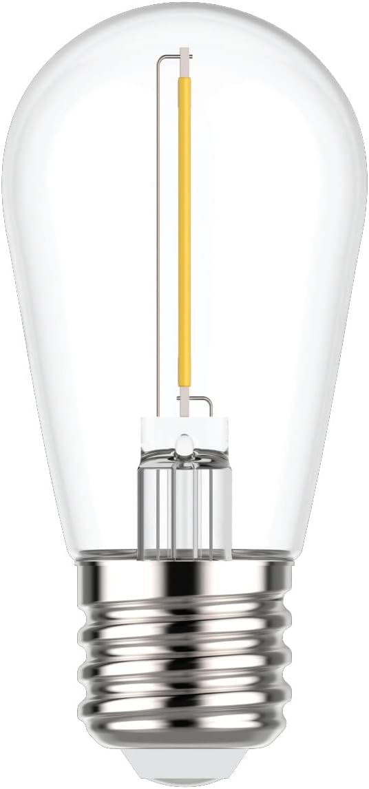 GE 93124132 LED S14 String Light Bulbs Soft White 10-Pack