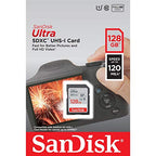 SanDisk Ultra SD Card 128GB UHS-I 120MB/s SDXC
