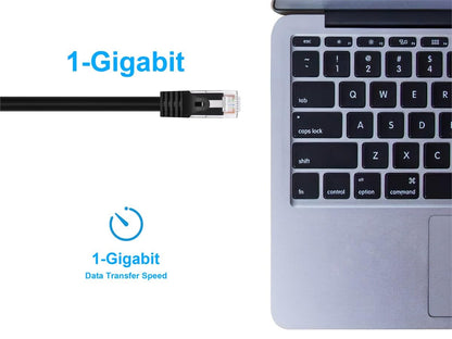 Monoprice 111235 Cat5e 10ft Black Ethernet Cable