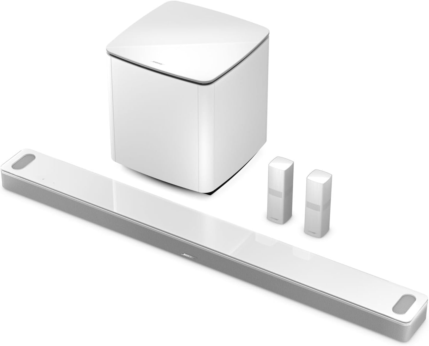 Bose 882963-1200 Smart Ultra Soundbar White Dolby Atmos Alexa