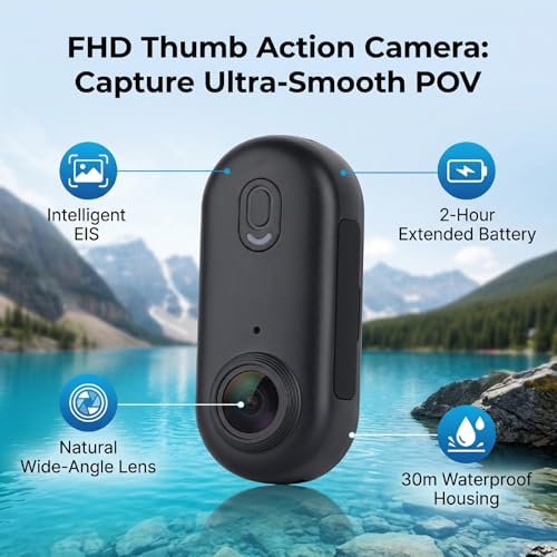 ASHATA Action Camera with Waterproof Dive Housing — main product image