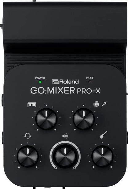 Roland GO:MIXER PRO-X: Smartphone Audio Mixer, 7-Channel, Livestreaming