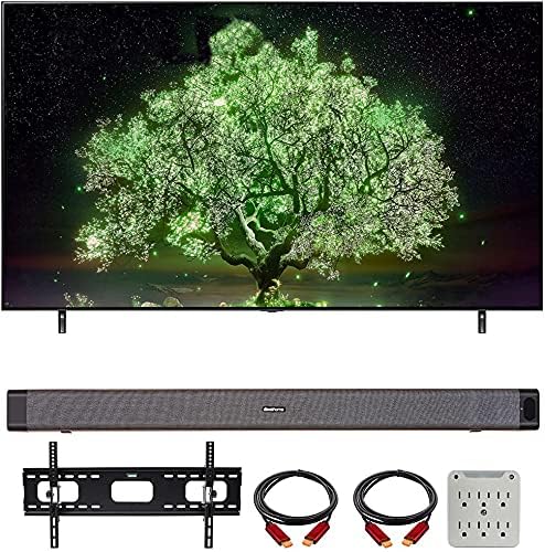 LG E28LGOLED77A1PUA 77" 4K OLED TV Soundbar Bundle