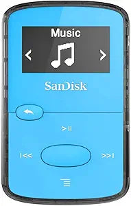 SanDisk SDMX26-008G-G46B Clip Jam 8GB MP3 Player Blue