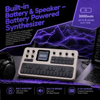 M-VAVE FM-1 Portable 6-Operator FM Synthesizer with Sequencer