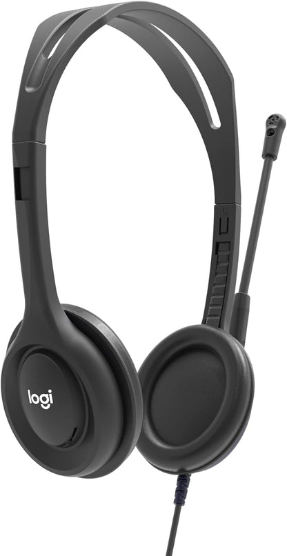 Logitech 981-000999 H111 Stereo Headset 3.5mm Jack