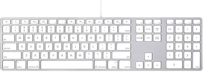 Apple MB110LL/B Wired Keyboard with Numeric Keypad (Renewed)