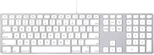 Apple MB110LL/B Wired Keyboard with Numeric Keypad (Renewed)