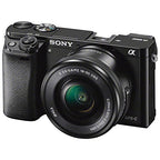 Sony ILCE6000Y/B Alpha a6000 Mirrorless Camera with Zoom Lenses