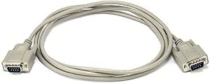 Monoprice 100438 6ft DB9 Serial Cable Male/Male