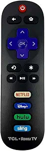 TCL RC280 ROKU TV Remote Amazon Netflix HBO — main product image