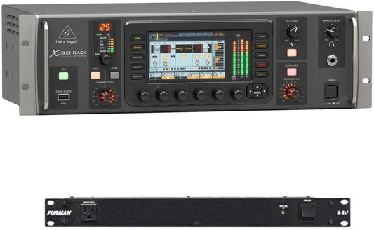 Behringer X32 40-Channel Digital Mixer with Furman Power Conditioner