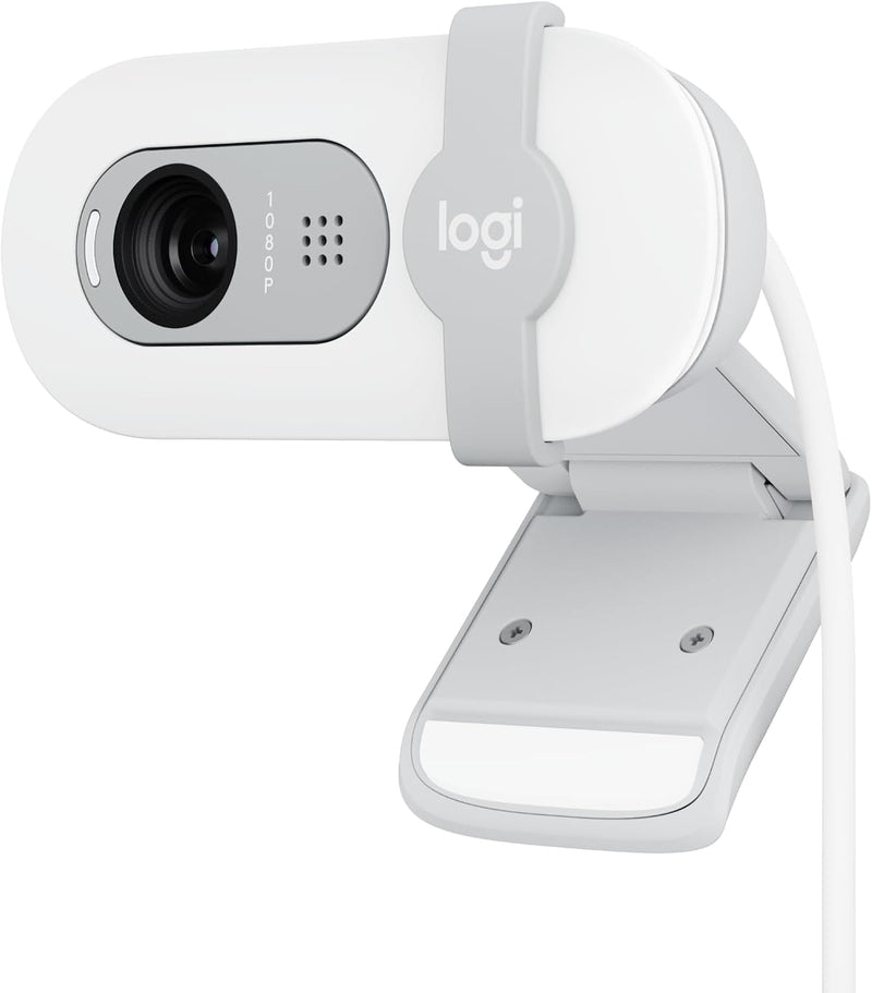 Logitech 960-001616 Brio 100 Full HD 1080p Webcam - Off White — main product image