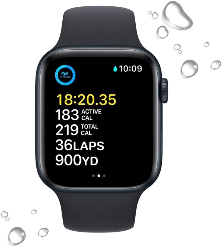 Apple MNTF3LL/A-cr Watch SE 2nd Gen 44mm GPS Renewed