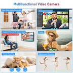 Birsem 2.7K Vlogging Camcorder with 48MP Photo Capture