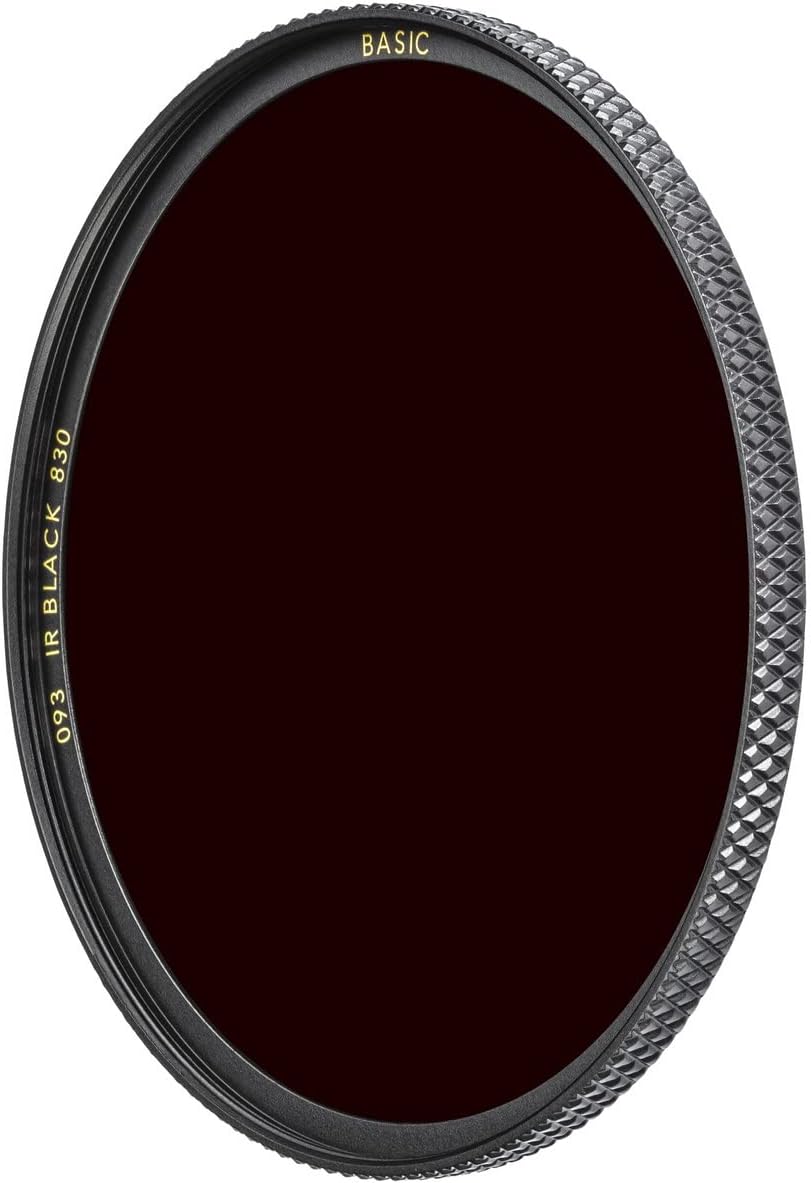 B+W 1102776 49mm Basic IR Black 093 Filter