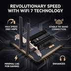Serounder BE6500 WiFi 7 M.2 Network Card with Bluetooth 5.4